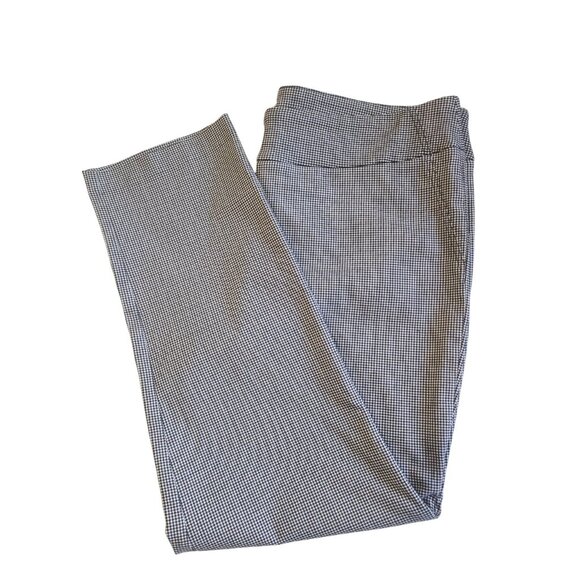 Hilary Radley Women’s Pull on Pants Size XXL Black White Houndstooth NWT - Picture 2 of 8